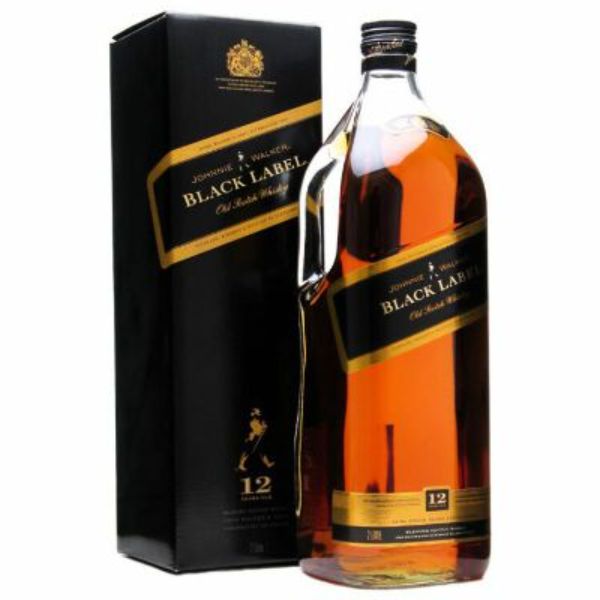 Johnnie Walker Blended Scotch Black Label 12 Year 1.75 L