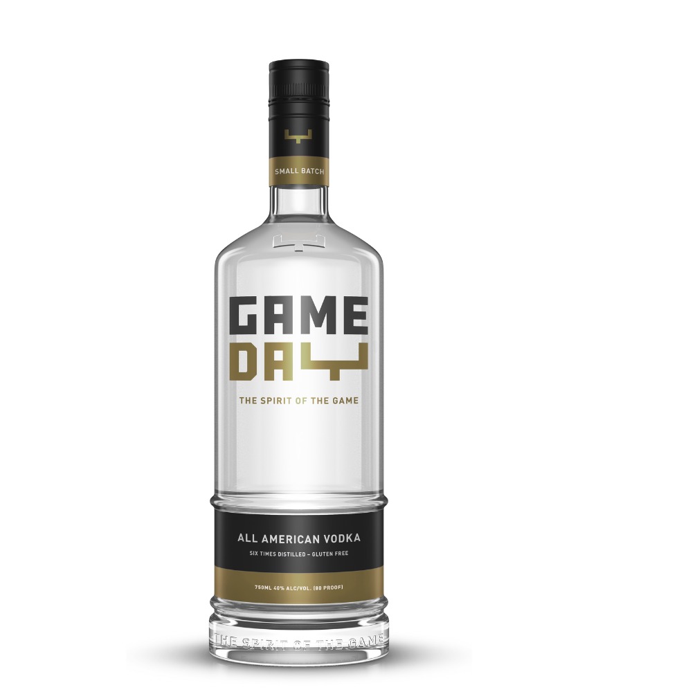 Gameday Vodka Black & Gold 750ml