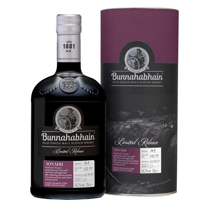 Bunnahabhain Single Malt Scotch Aonadh Limited Release 10 Yr 112 750ml
