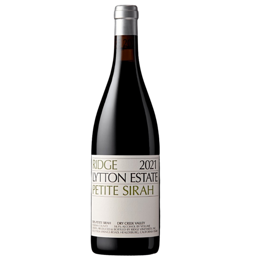 Ridge Vineyards Petite Sirah Lytton Estate Vineyard Dry Creek Valley 2021