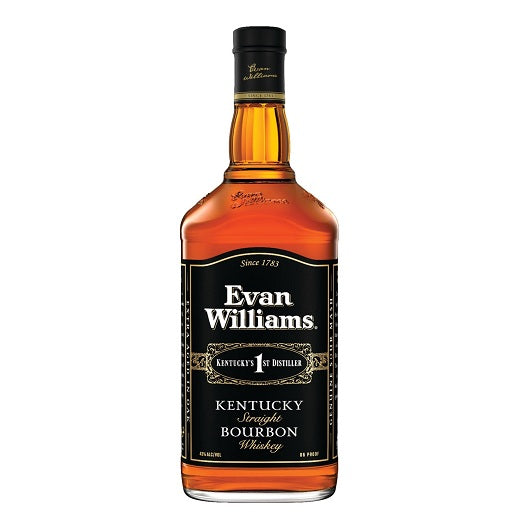 Evan Williams Straight Bourbon Black Label - 1.75L