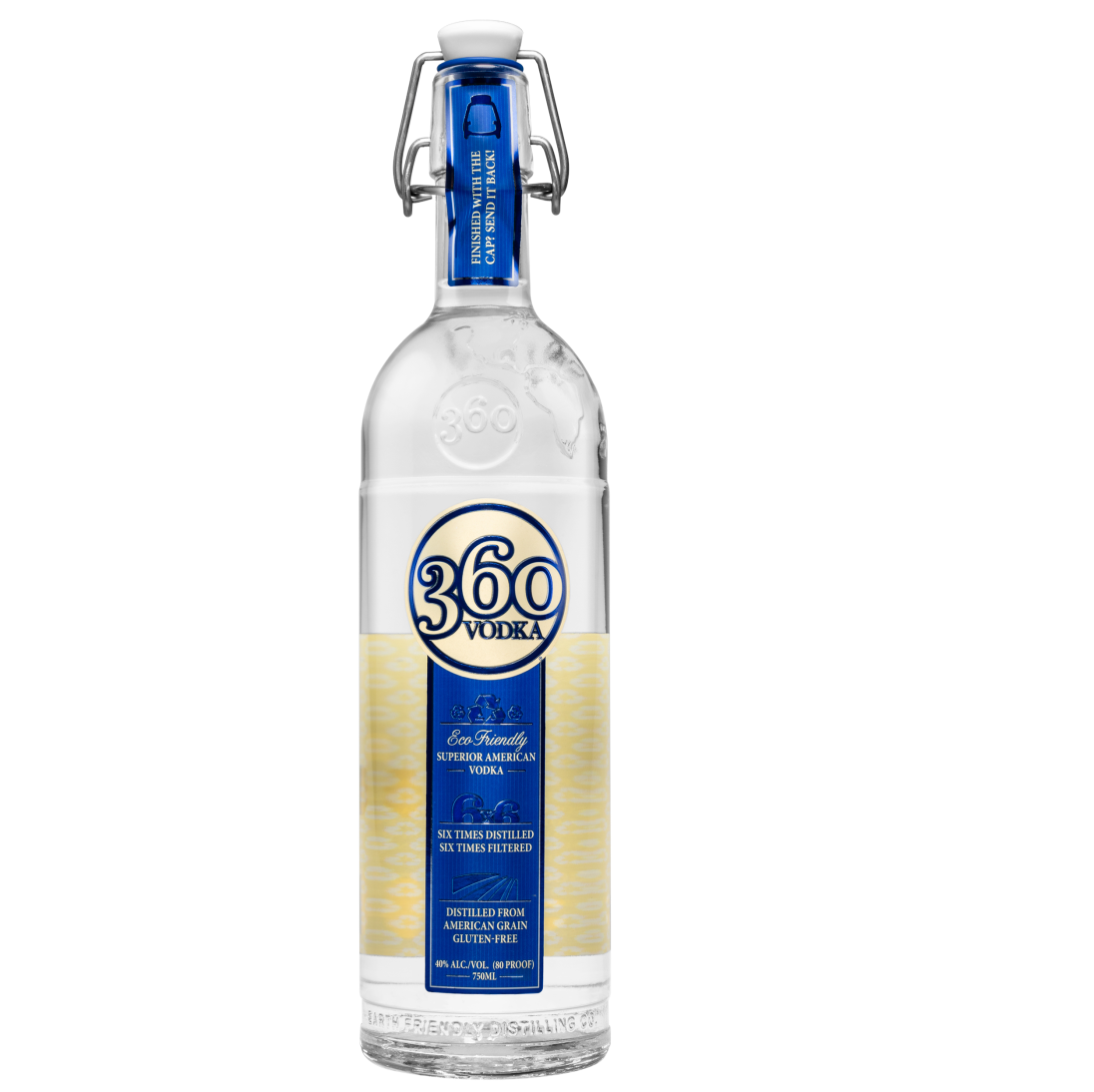 360 Vodka 750ml