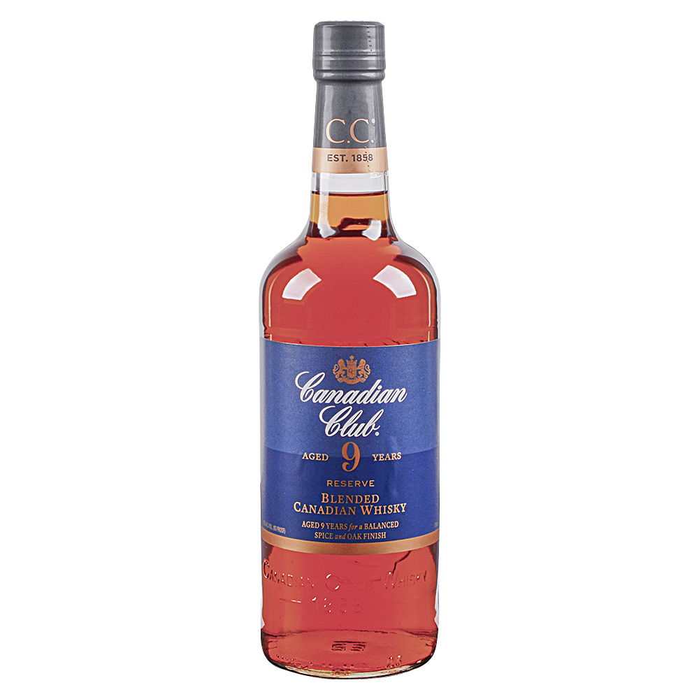 Canadian Club Blended Whiskey Reserve 9 Year - 750ml