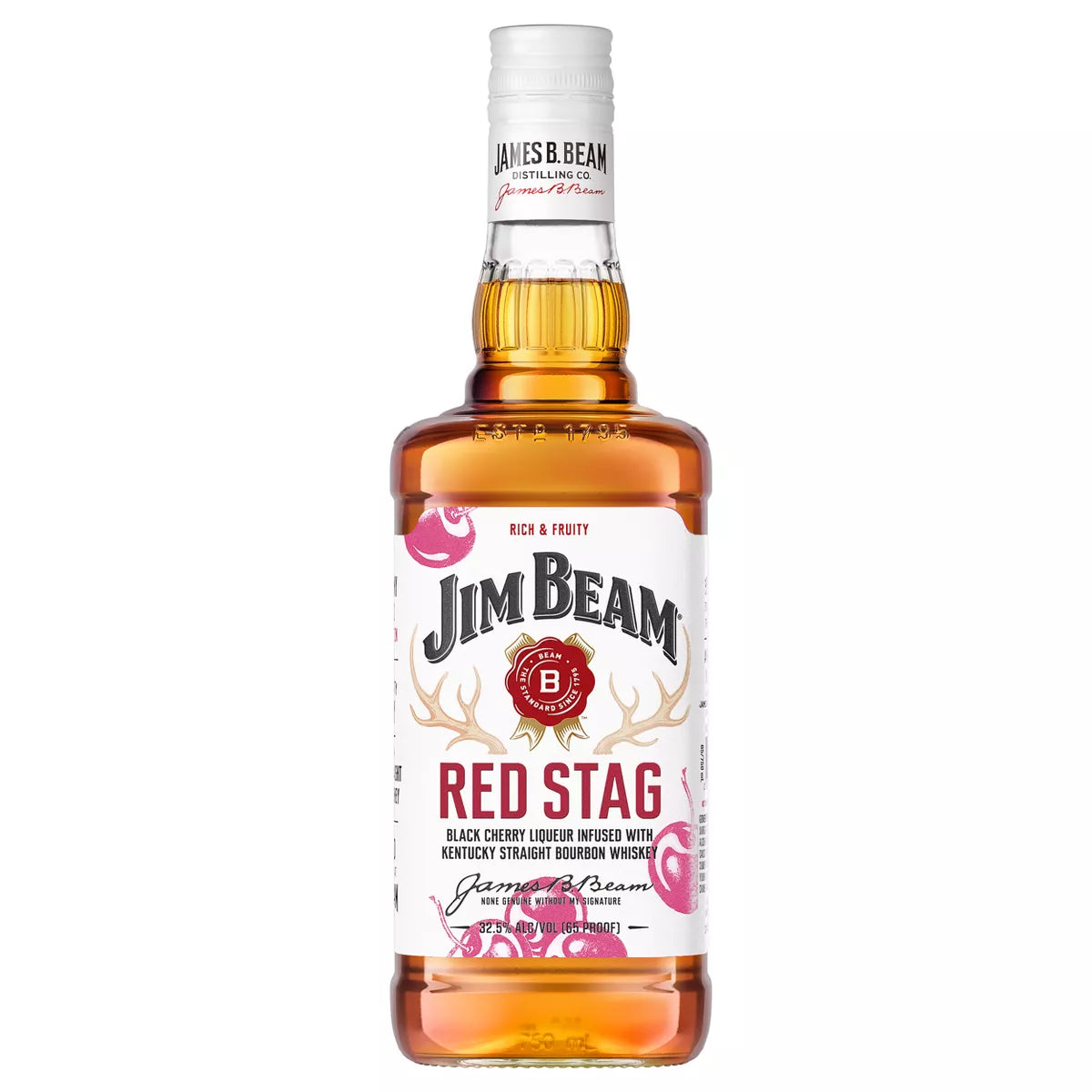 Jim Beam Red Stag Black Cherry Whiskey 750ml