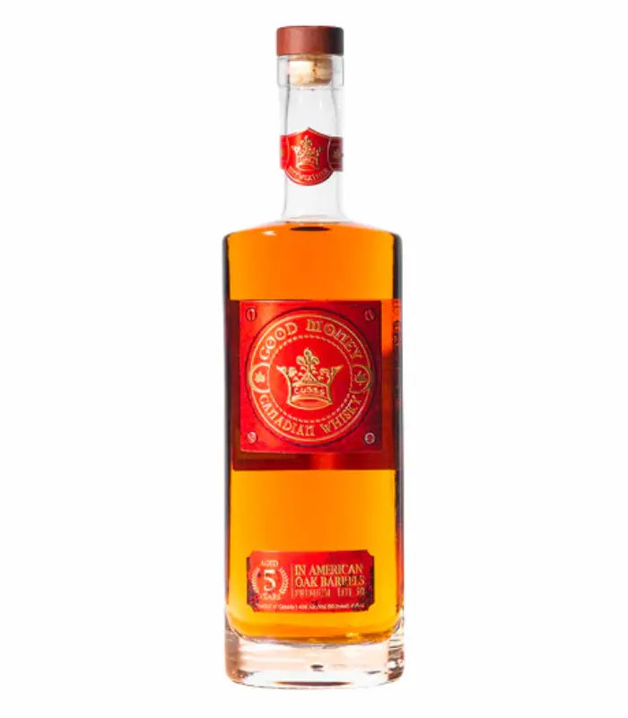 Good Money Canadian Whiskey Aged In American Oak Barrels Lot 50 5 Yr 80 750ml