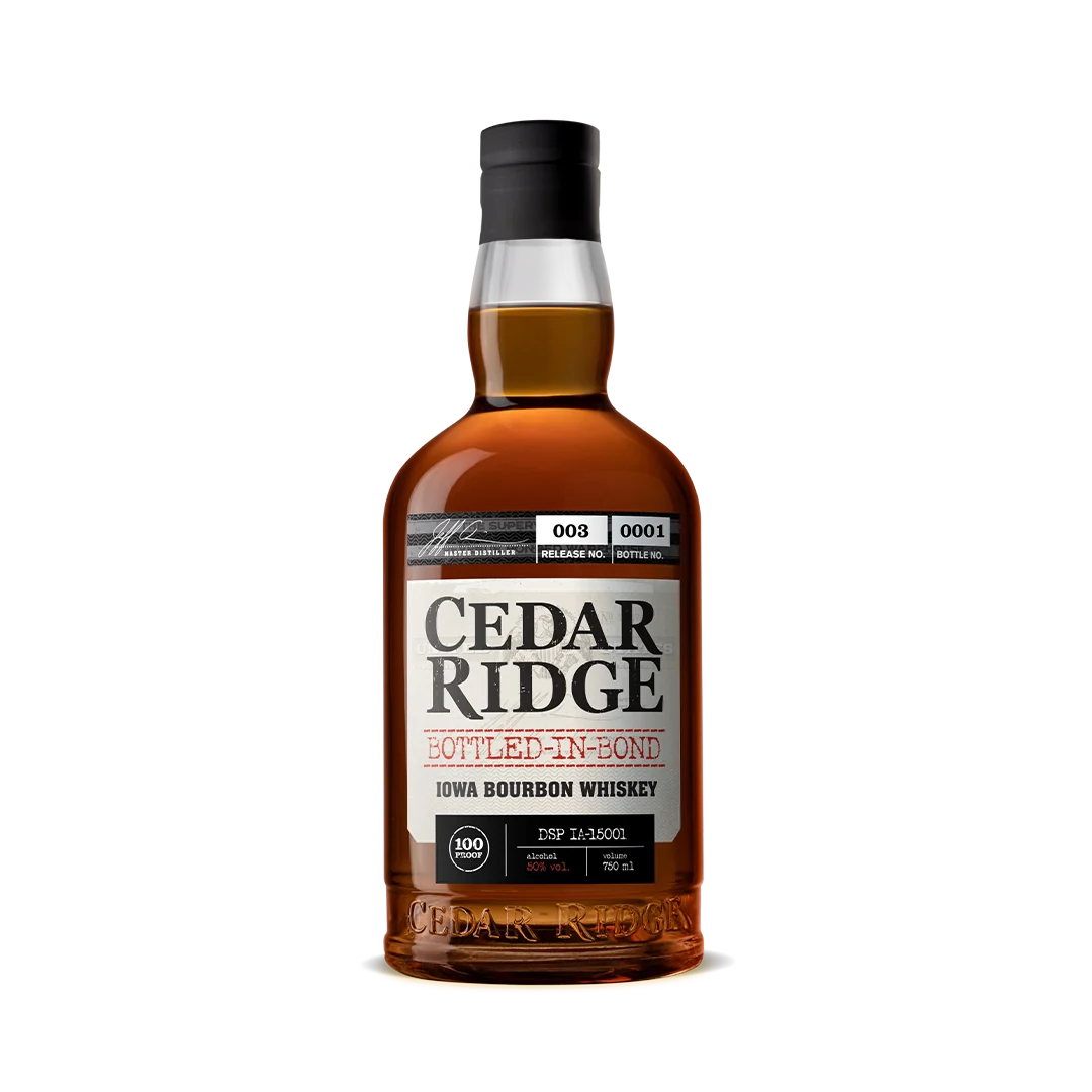 Cedar Ridge Iowa Bourbon Bottled in Bond 750ml