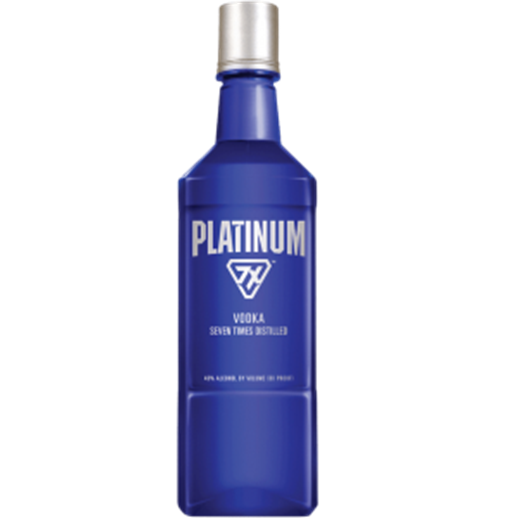Platinum 7X Vodka Plastic Traveler 750ML