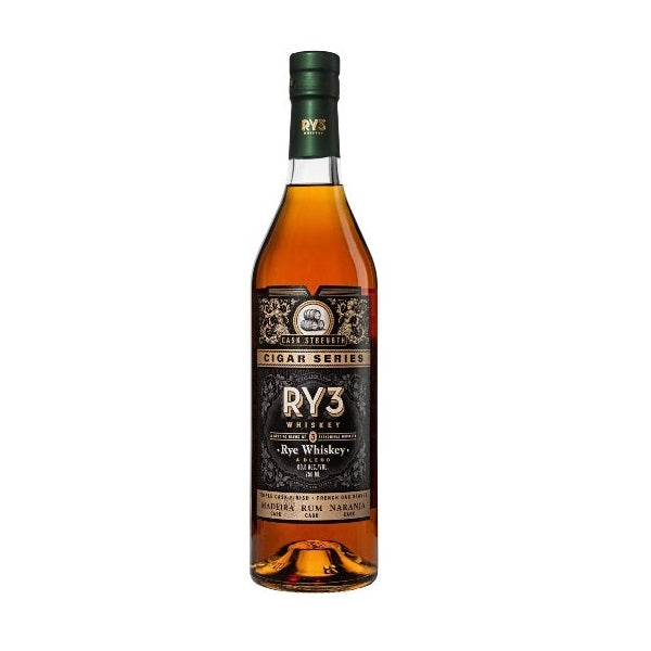 RY3 Cigar Series Cask Strength Rye Whiskey 750ml