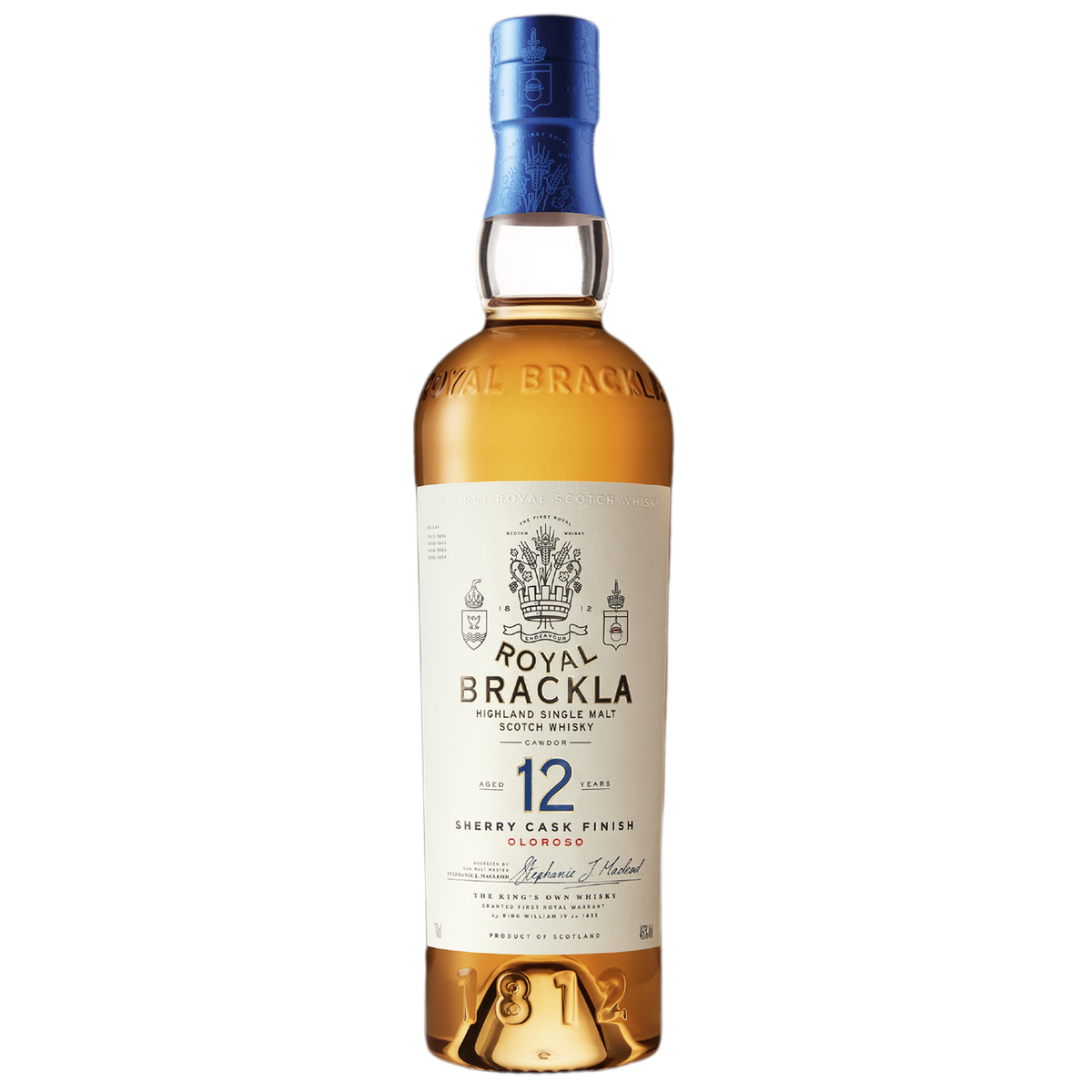 Royal Brackla Single Malt Scotch Sherry Cask Finish Oloroso 12 Yr 92 750ml