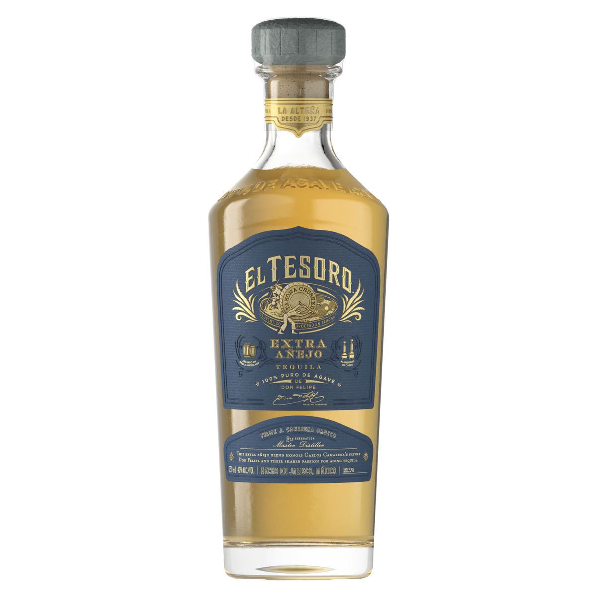 El Tesoro Tequila Extra Anejo 80 750ml
