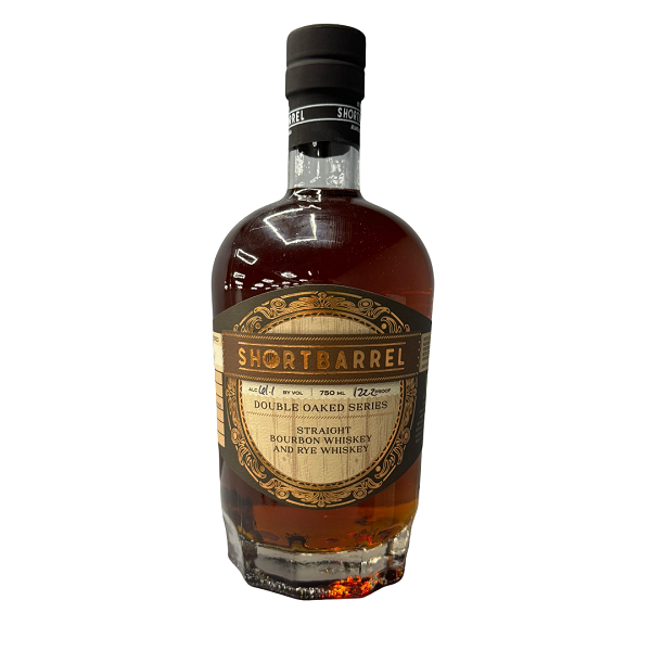 Shortbarrel Double Oak Rye Bourbon 122.2 proof 750ml