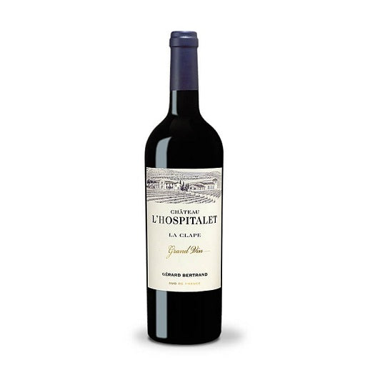 Gerard Bertrand la Clape Rouge Chateau L’Hospitalet Grand VIN 2021 Wood Box