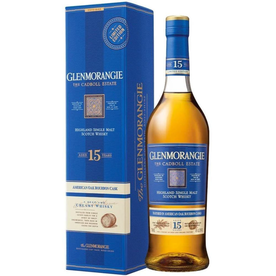 Glenmorangie Single Malt Scotch The Cadboll Estate Bourbon & Amontillado Casks 15 Yr 86 750ml