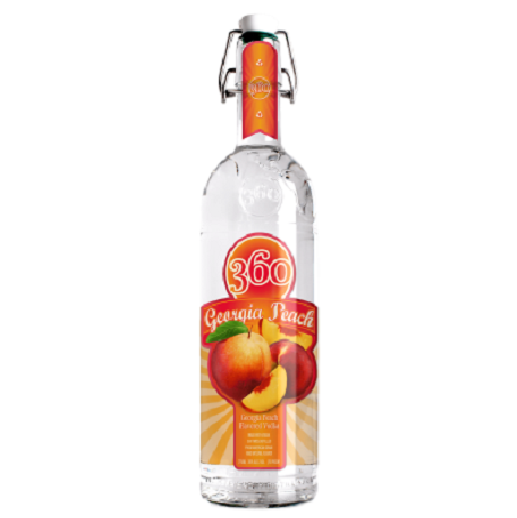 360 Georgia Peach Vodka - 1Ltr