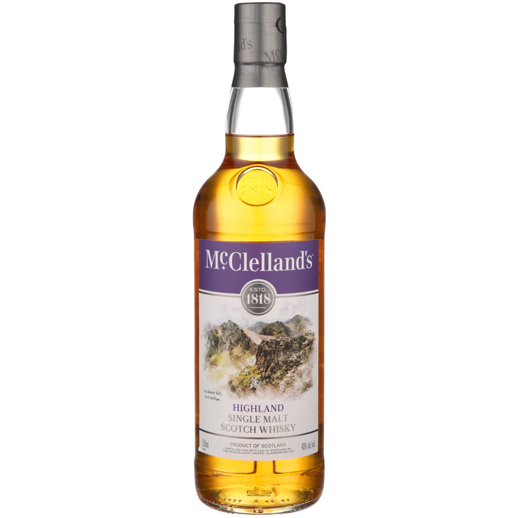 Mcclelland's Single Malt Scotch Highland 80 750ml