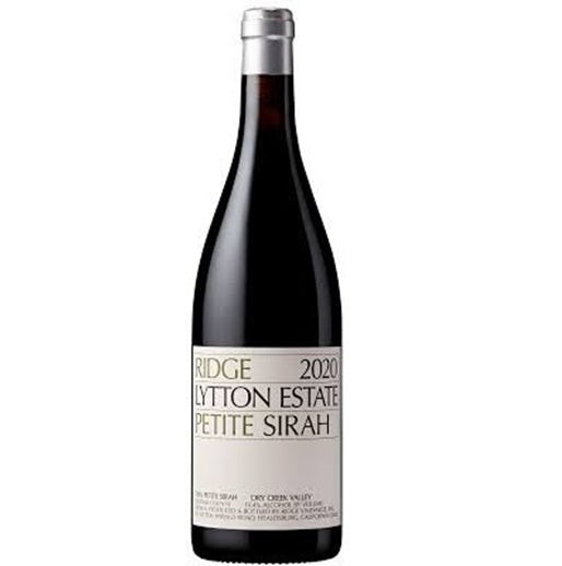 Ridge Vineyards Petite Sirah Lytton Estate Vineyard Dry Creek Valley 2020