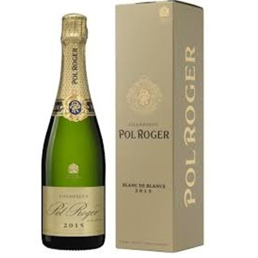Pol Roger Champagne Brut Blanc de Blancs 2015 W/ Gift Box