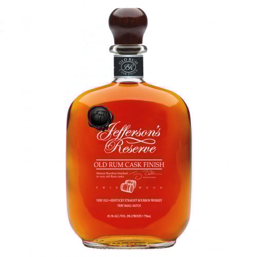 Jefferson's Straight Bourbon Reserve Old Rum Cask Finish 90.2 750ml