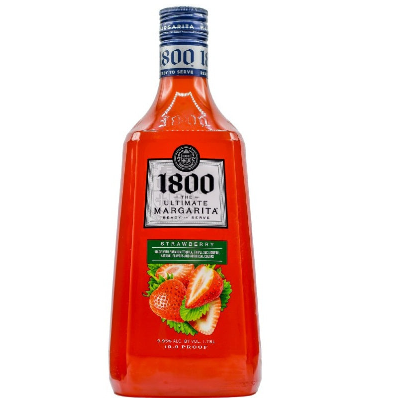 1800 Ultimate Margarita Strawberry Ready To Drink - 1.75Ltr