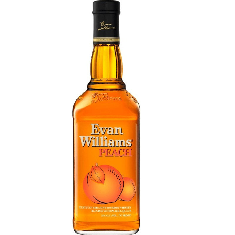Evan Williams Peach Bourbon Whiskey 750ml