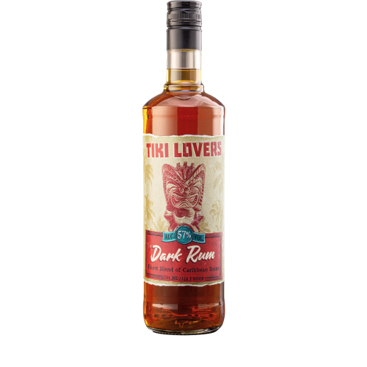 Tiki Lovers Rum Dark 114 750ML