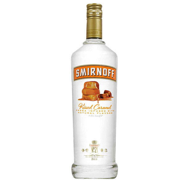 Smirnoff Caramel Flavored Vodka Kissed Caramel 60 Proof 750ml