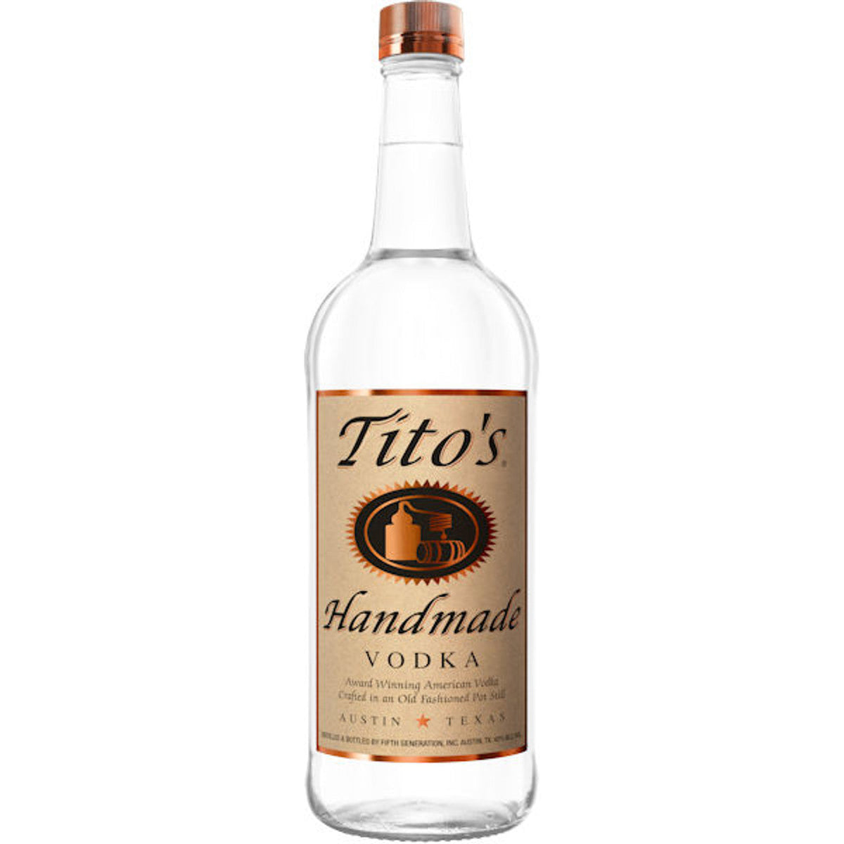 Tito's Handmade 80 Proof Vodka - 750ml