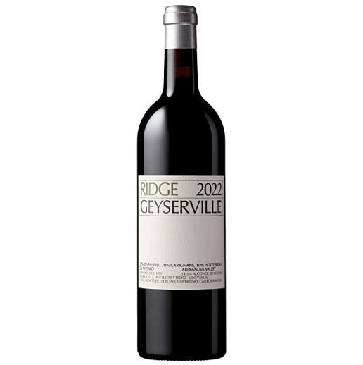 Ridge Vineyards Red Wine Geyserville Alexander Valley 2022