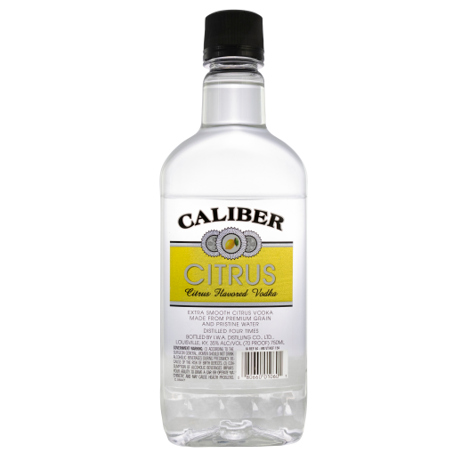 Caliber Vodka Citrus Plastic 750ML